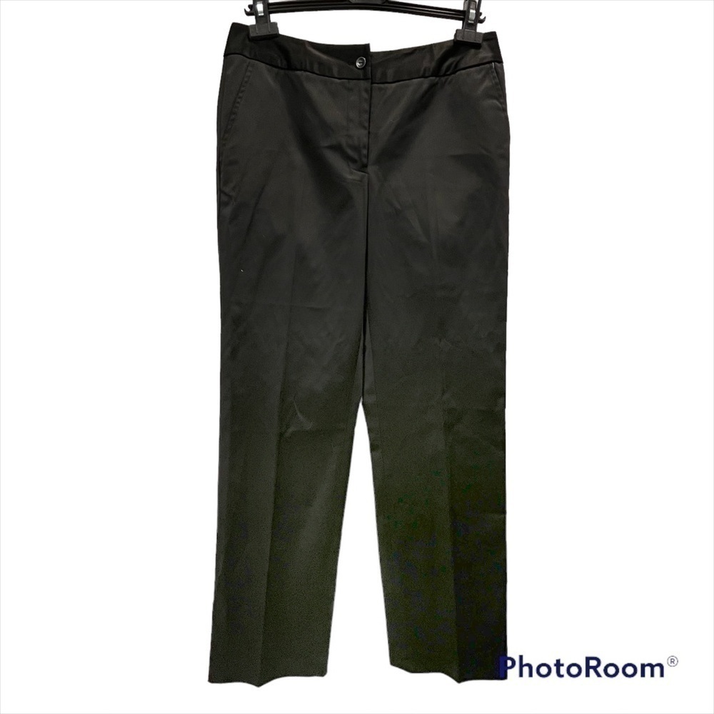 Black Satin Pants by Peter Nygard Petites